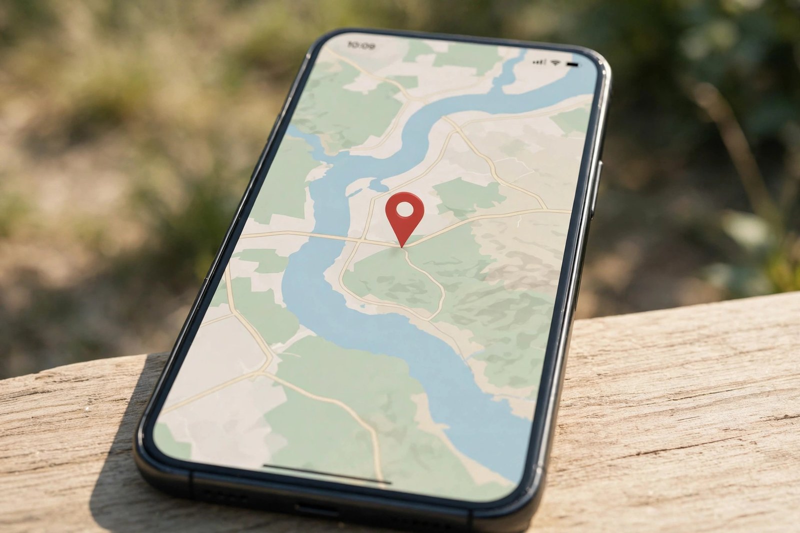 Smartphone showing a map location for calls from 4173749989