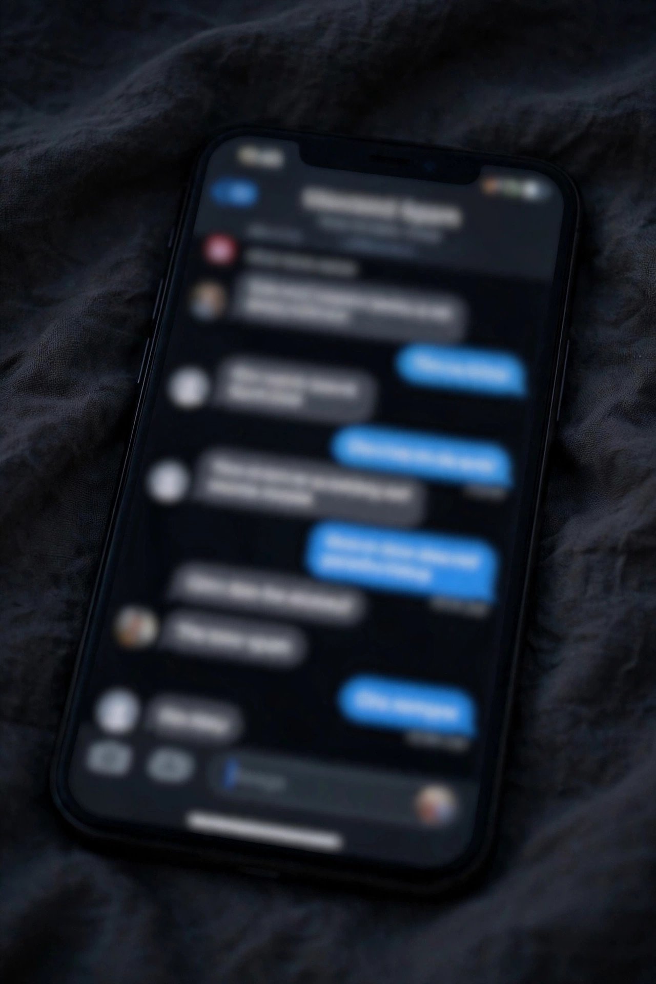 Smartphone showing an unread spam text from 5128902059